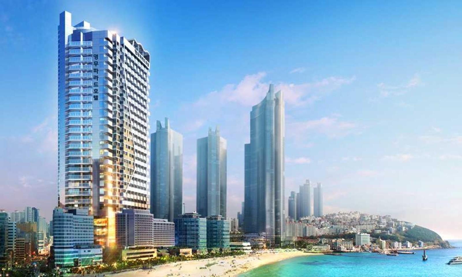 Busan Yeongmu Parade Hotel Haeundae Beach ภายนอก รูปภาพ